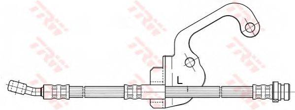 Тормозной шланг TRW PHD506