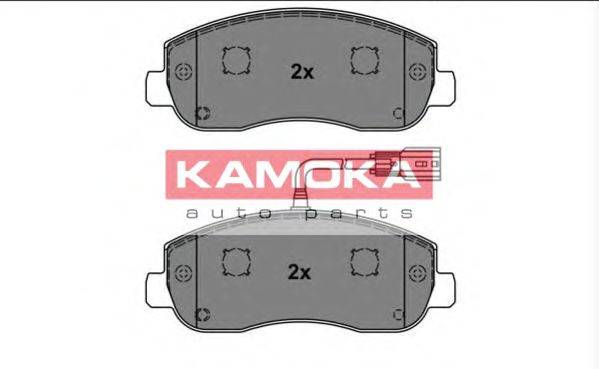 Комплект тормозных колодок, дисковый тормоз KAMOKA 101139