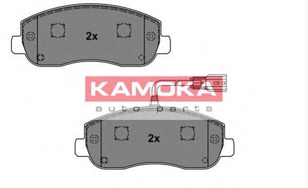 Комплект тормозных колодок, дисковый тормоз KAMOKA 101145