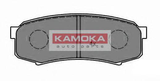 Комплект тормозных колодок, дисковый тормоз KAMOKA 21947