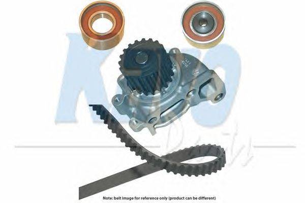 Водяной насос + комплект ручейковых ремней KAVO PARTS DKT-4519