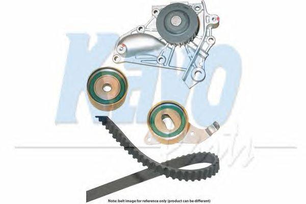 Водяной насос + комплект ручейковых ремней KAVO PARTS DKW9001