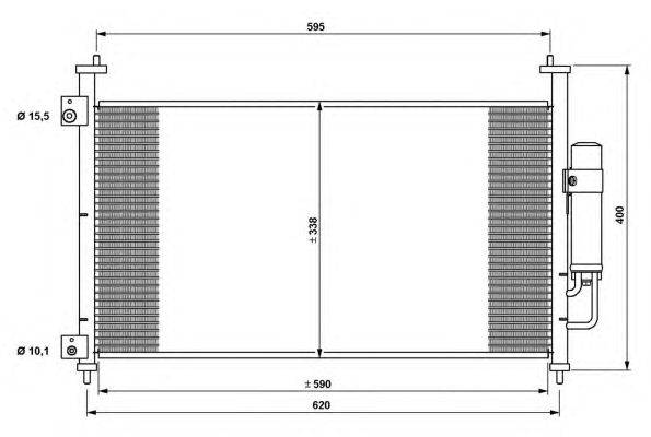 Конденсатор, кондиционер NRF 35763