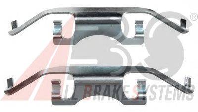 Комплектующие, колодки дискового тормоза A.B.S. 1241Q