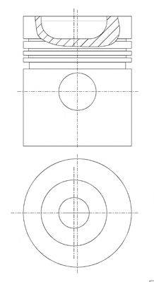 Поршень NÜRAL 87-318000-00