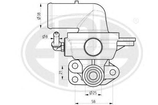 Термостат, охлаждающая жидкость ERA 350358