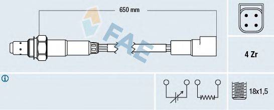 Лямбда-зонд FAE 77245
