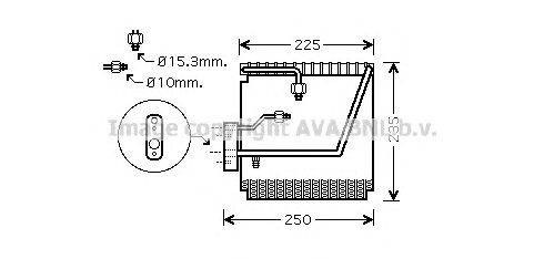 Испаритель, кондиционер AVA QUALITY COOLING HDV198