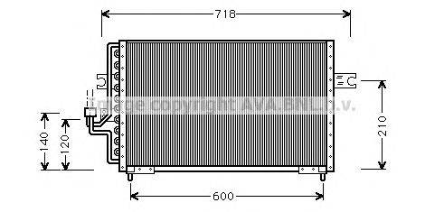 Конденсатор, кондиционер AVA QUALITY COOLING HY5042