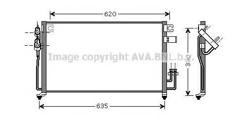 Конденсатор, кондиционер AVA QUALITY COOLING KA5061