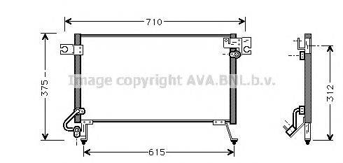 Конденсатор, кондиционер AVA QUALITY COOLING MT5144