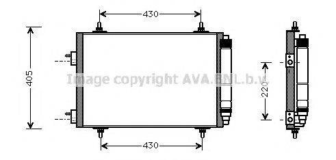 Конденсатор, кондиционер AVA QUALITY COOLING PEA5209