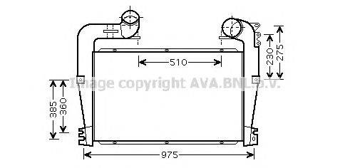 Интеркулер AVA QUALITY COOLING SC4025