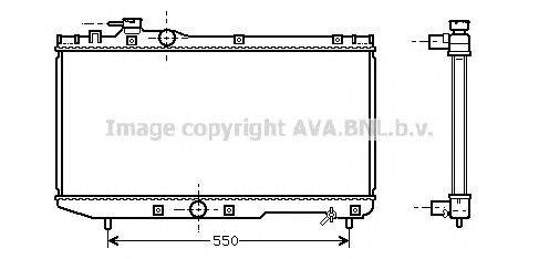 Радиатор, охлаждение двигателя AVA QUALITY COOLING TO2138