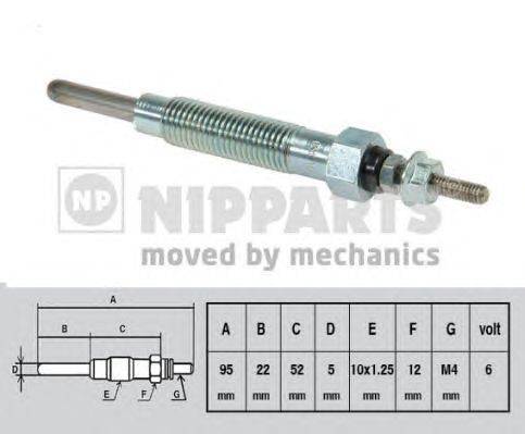 Свеча накаливания NIPPARTS J5715007