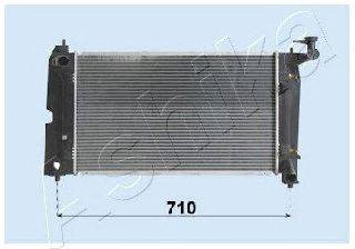 Радиатор, охлаждение двигателя ASHIKA RDA153116