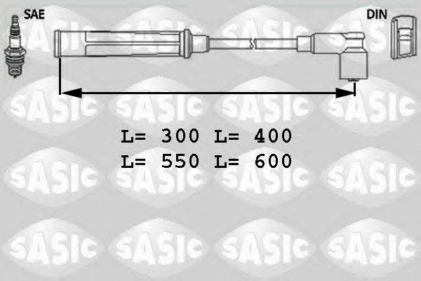 Комплект проводов зажигания SASIC 9286017