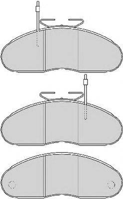 Комплект тормозных колодок, дисковый тормоз ABEX G6304