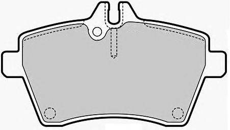 Комплект тормозных колодок, дисковый тормоз DURON DBP221593