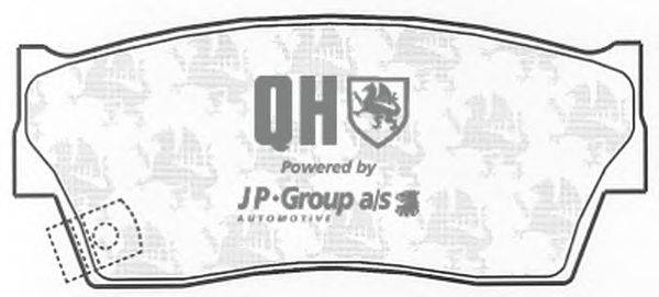 Комплект тормозных колодок, дисковый тормоз JP GROUP BP586