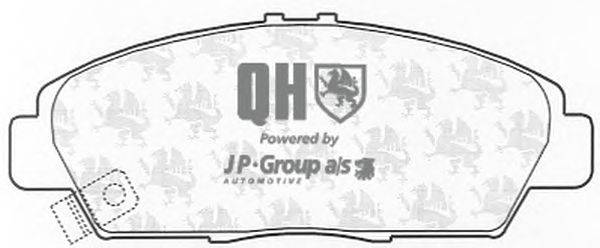 Комплект тормозных колодок, дисковый тормоз JP GROUP BP741