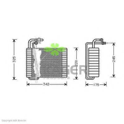 Испаритель, кондиционер KAGER 94-5652