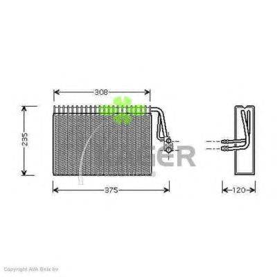 Испаритель, кондиционер KAGER 94-5761