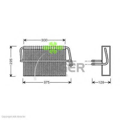 Испаритель, кондиционер KAGER 94-5762