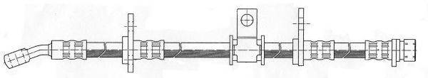 Тормозной шланг KAWE 511756