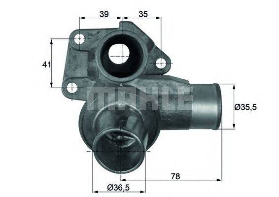 Термостат, охлаждающая жидкость MAHLE ORIGINAL TI 74 85D