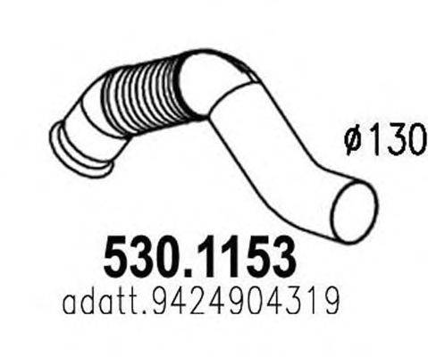 Труба выхлопного газа ASSO 530.1135