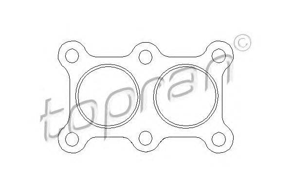 Прокладка, труба выхлопного газа TOPRAN 103836