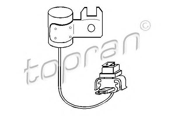 Конденсатор, система зажигания TOPRAN 101 020