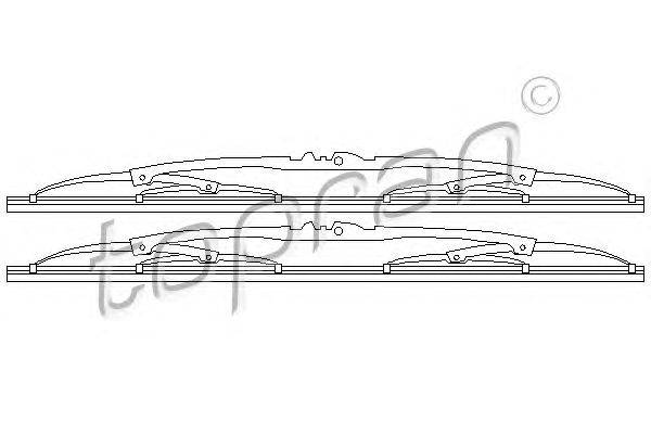Щетка стеклоочистителя TOPRAN 102543