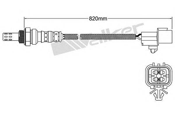 Лямбда-зонд WALKER PRODUCTS 250-24383