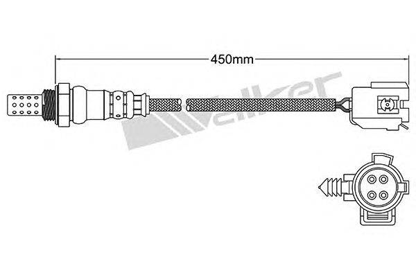 Лямбда-зонд WALKER PRODUCTS 250-24946