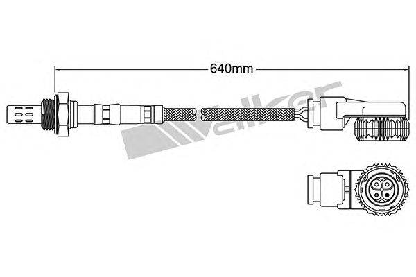 Лямбда-зонд WALKER PRODUCTS 250-24044