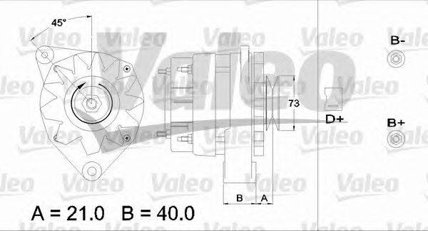 Генератор VALEO 433353