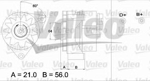 Генератор VALEO 436311