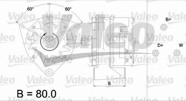 Генератор VALEO 436432