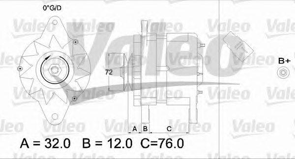 Генератор VALEO 436535