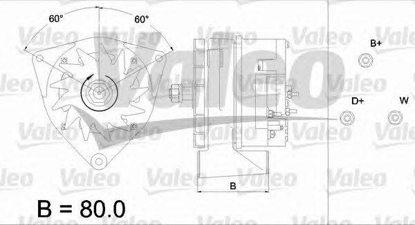 Генератор VALEO 436557