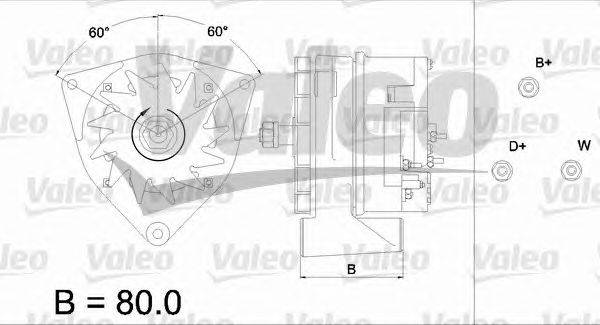 Генератор VALEO 436558