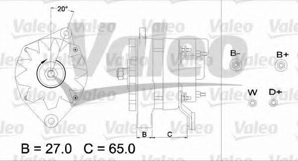 Генератор VALEO 436664