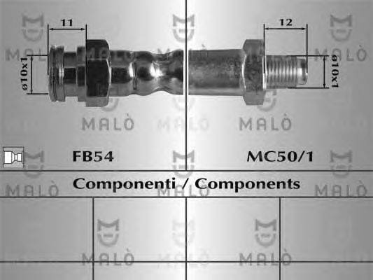 Тормозной шланг MALÒ 80665
