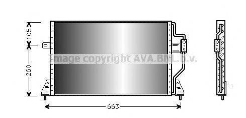 Конденсатор, кондиционер PRASCO CR5024