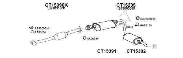 Система выпуска ОГ VENEPORTE 250063