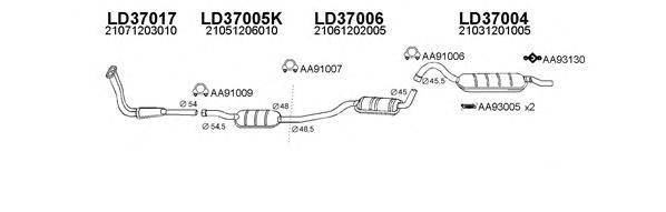 Система выпуска ОГ VENEPORTE 370002