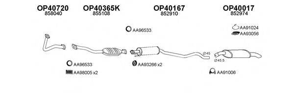 Система выпуска ОГ VENEPORTE 400496