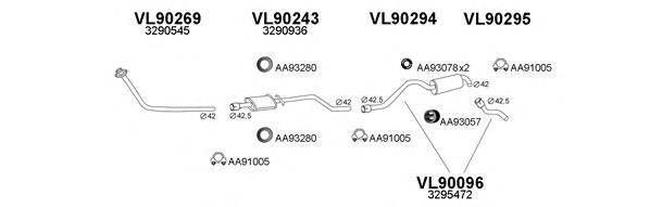 Система выпуска ОГ VENEPORTE 900134